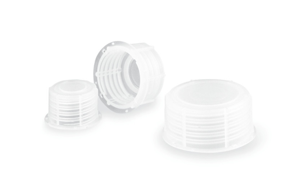 Screw caps made of PP, GL 56, 12 unit(s)