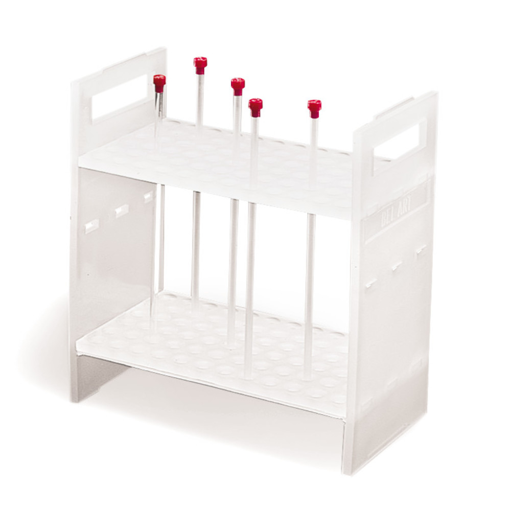 Rack for NMR test tubes, PP, L 210 x W 110 x H 200 mm, 1 unit(s)