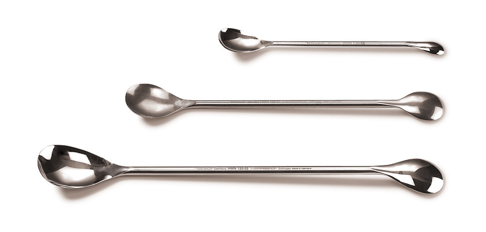 Double spoon stainless steel, Length 150 mm, 1 unit(s) — Carl Roth, cod YC83.1