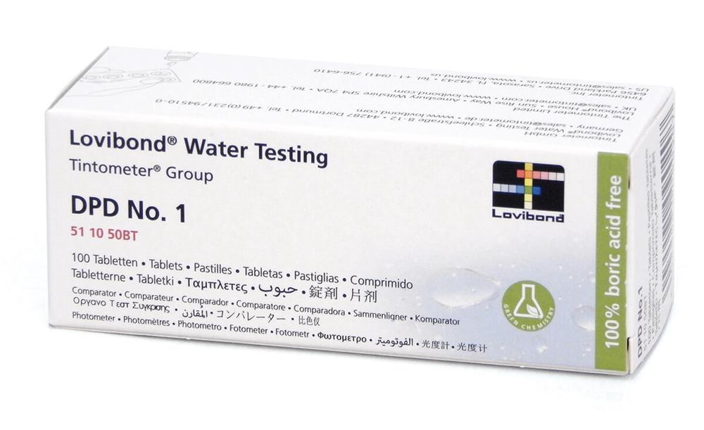 DPD No. 1 reagent tablets, free chlorine, for Photometer MD100, 100 unit(s)
