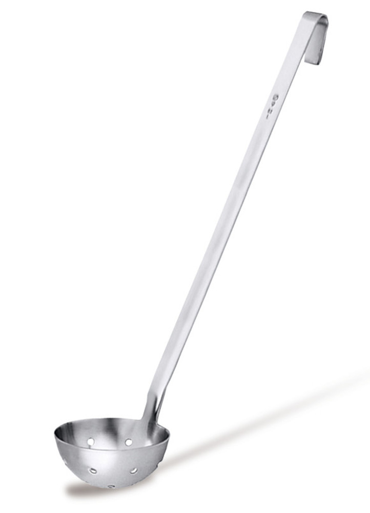 Rotilabo®-slotted ladles, deep, stainless steel 18/10, Ø 100 mm, 1 unit(s) — Carl Roth, cod YE93.1