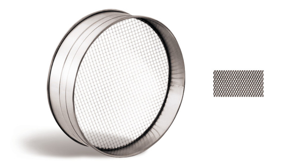 Rotilabo®-flat sieves stainl. st. 18/10, medium fine, Ø 300 mm, 1 unit(s) — Carl Roth, cod YH36.1