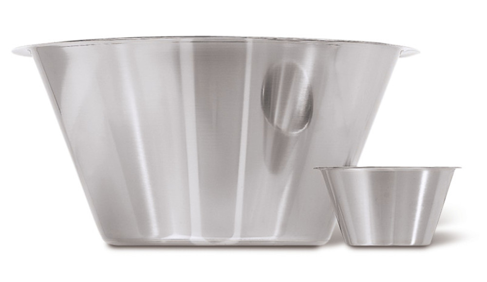 Stainless steel bowls, conical, deep type, 3 l, 1 unit(s)