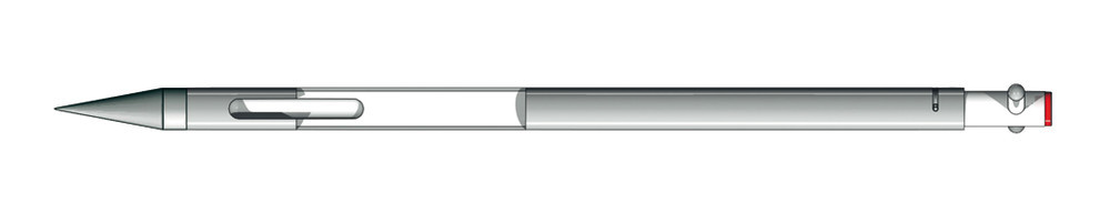 Uno-sampler, made of stainl. st./PTFE, L 85 cm, 1 chamber, 1 unit(s)