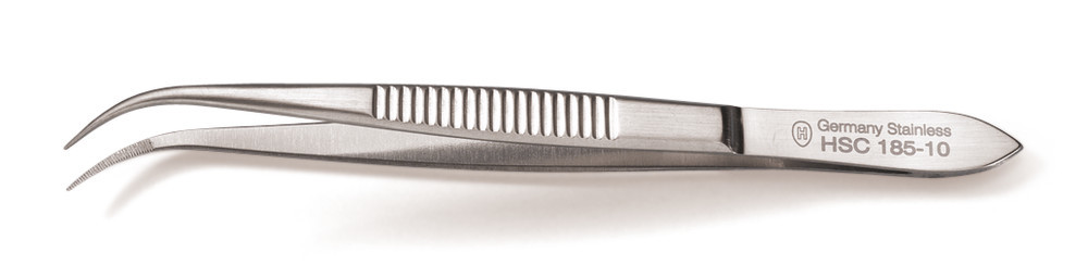 Dissecting forceps, bent,  115 mm, 1 unit(s)