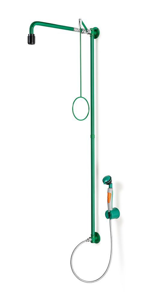 Body emergency shower, with hand-/eyeshower, 1 shower head, 1 unit(s)