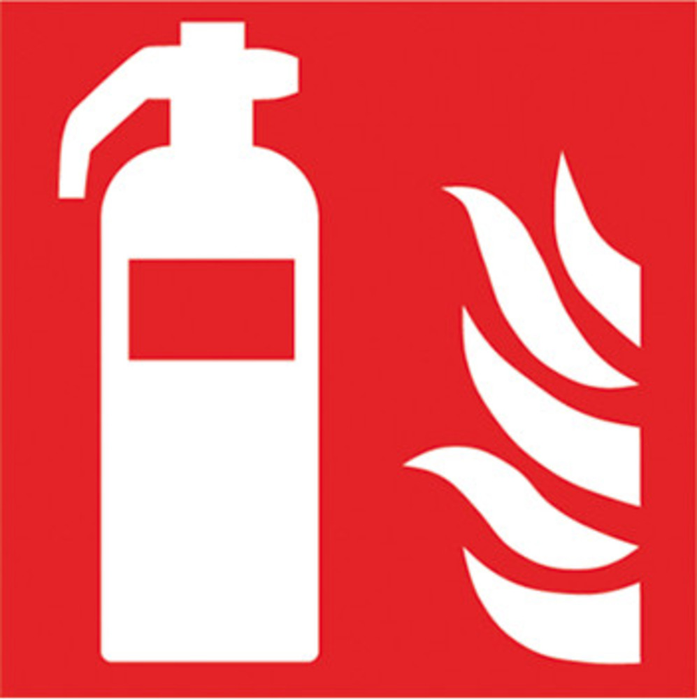 Fire protection sign, fire extinguisher acc. to ISO 7010, 1 unit(s)