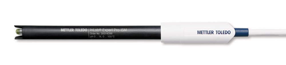 InLab® pH single-rod measuring cell, Expert Pro-ISM®, incl. fixed cable